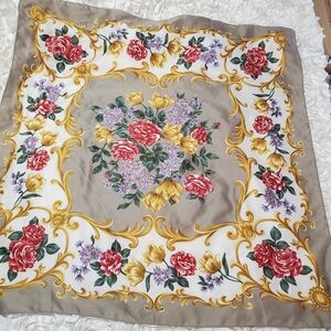 Vintage Lot Of 4 Scarves,Berkshire, Sarah Coventry, And 2 M